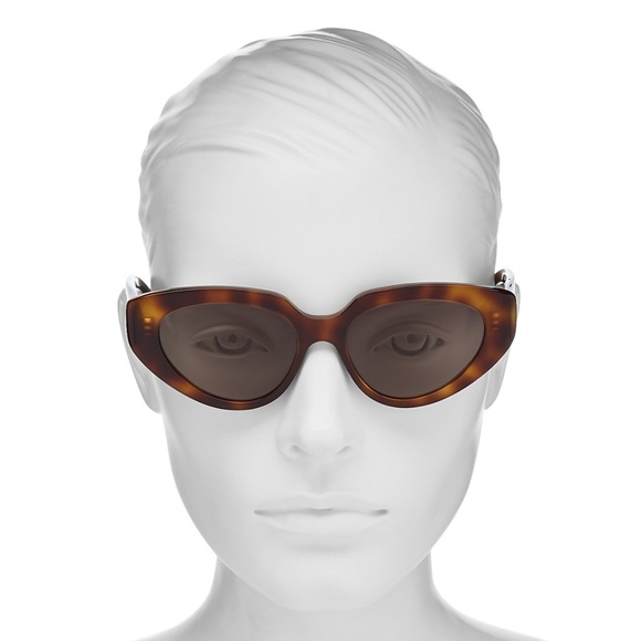 Celine Brown Cat-Eye Sunglasses